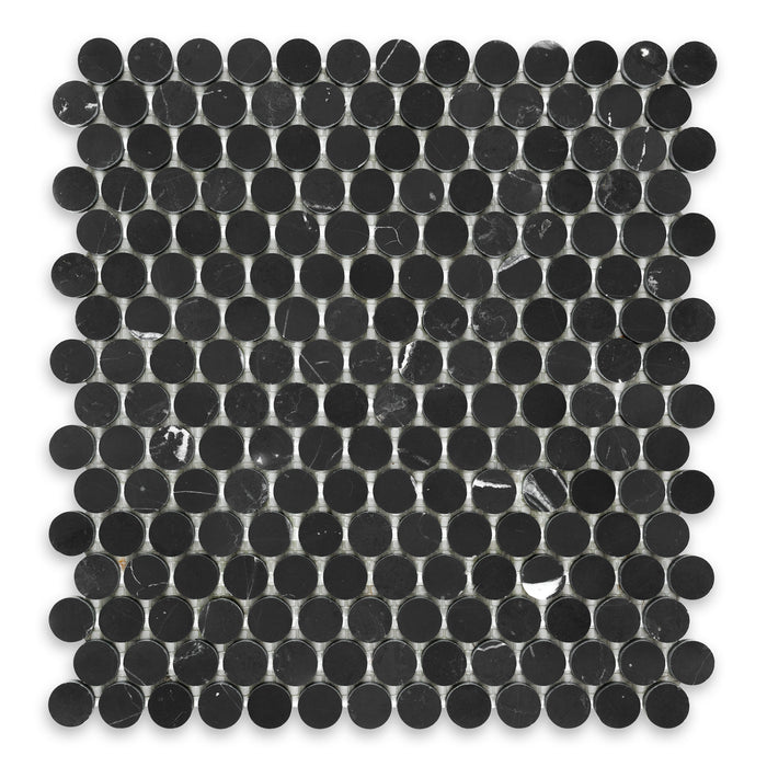 Nero Marquina Marble Mosaic Honed 1