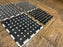 Nero Marquina Marble Mosaic Basket Weave with White Dots Polished 1