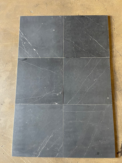 Nero Marquina Marble Tile Honed 2