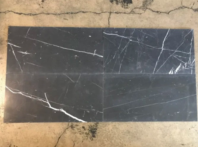 Nero Marquina Marble Tile Honed 5