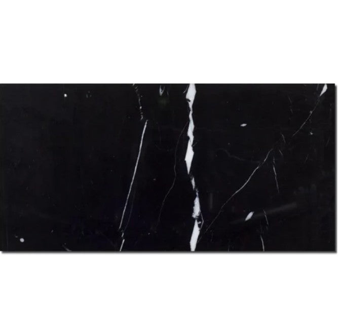 Nero Marquina Marble Tile Polished 1
