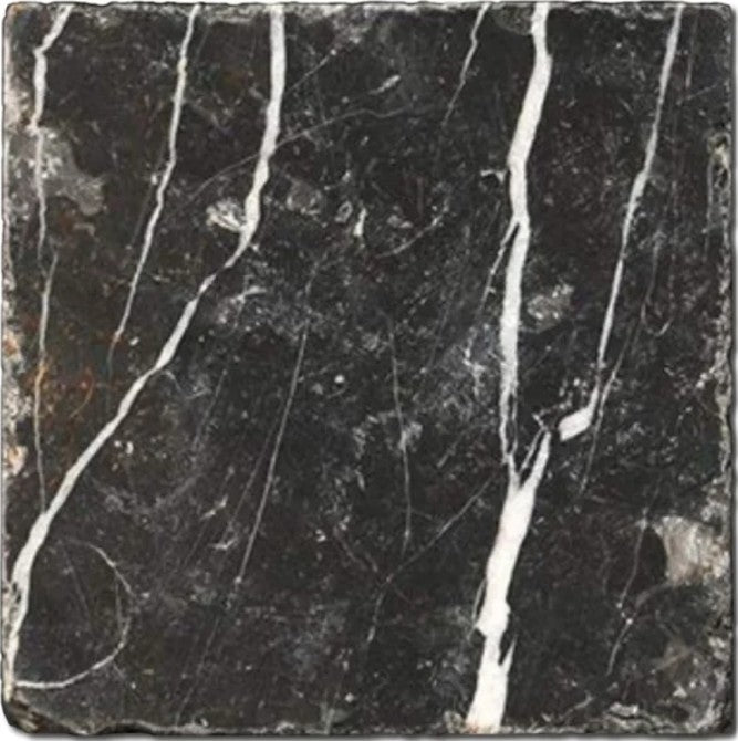 Nero Marquina Marble Tile Tumbled 1