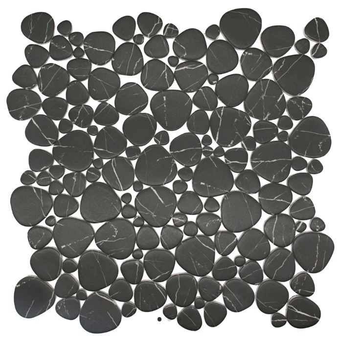 Simple Stone Glass Nero Mosaic Matte 1