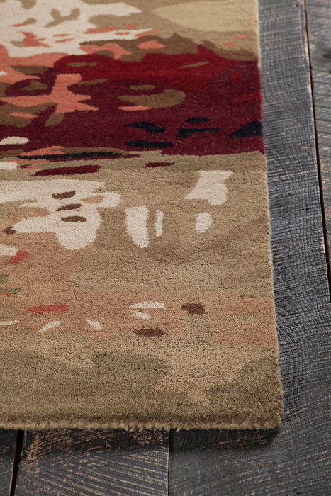 Wool 6601 Area Rug Textured 1