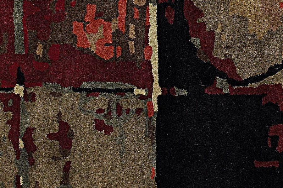 Wool 6601 Area Rug Textured 4