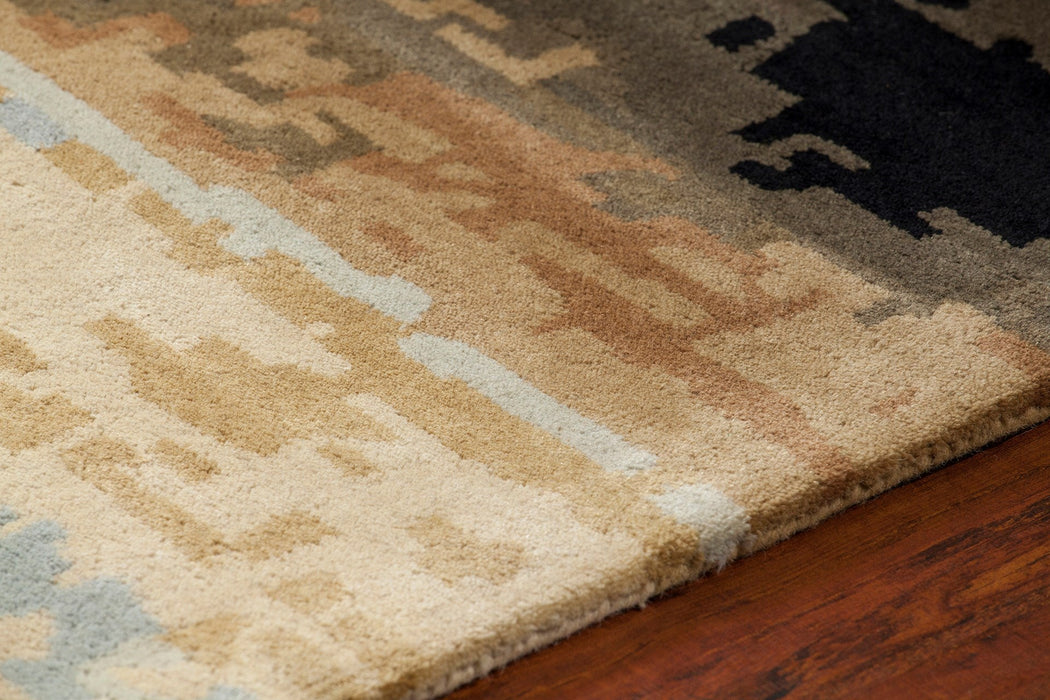 Wool 6603 Area Rug Textured 3