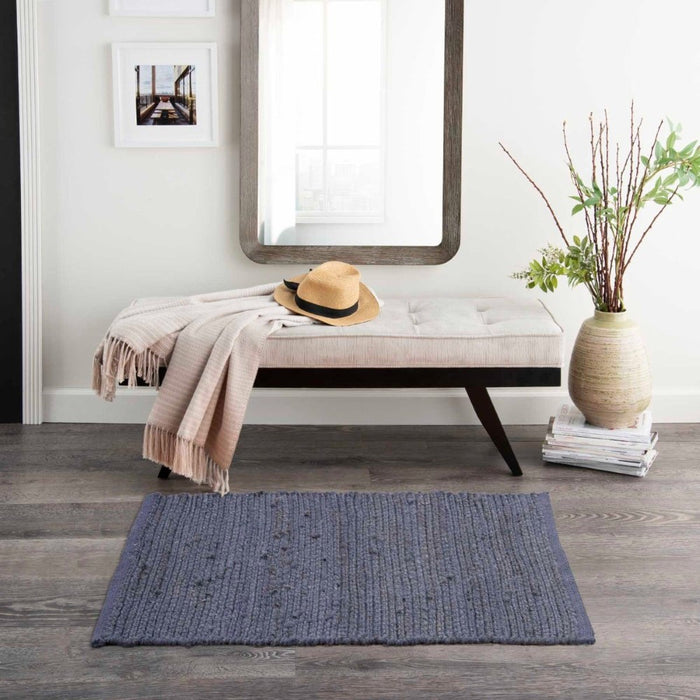 Natural Jute Jute Navy NAVY