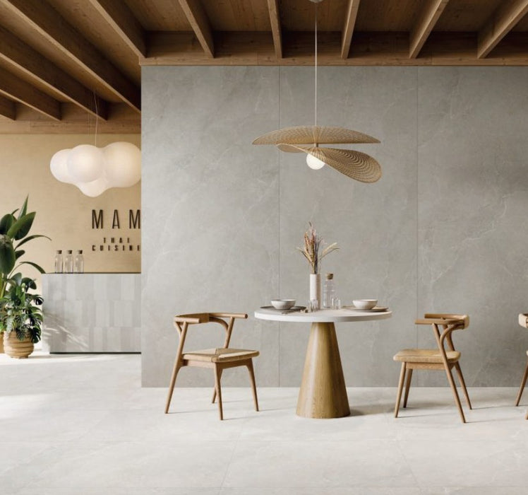 La Fabbrica Ava Noble Stone Porcelain White Tile Matte 2