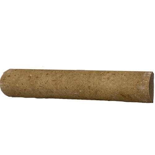 Noche Travertine Liner - 1" x 12" Quarter Round Unfilled & Honed