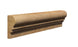 Noche Unfilled & Honed Travertine Liner - 2 1/2" x 12" Double Step Chair Rail