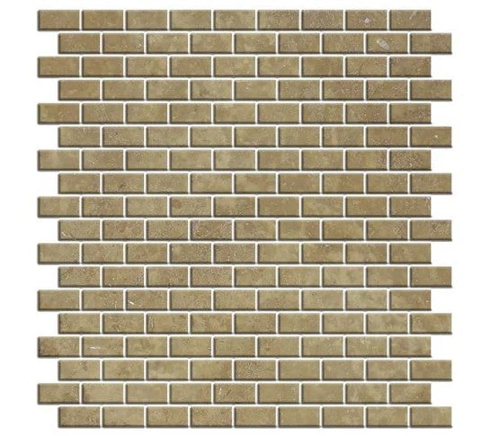 Noche Travertine Mosaic Tumbled 1