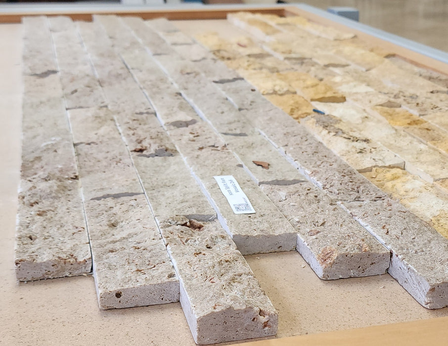 Noche Travertine Mosaic Split Face 2