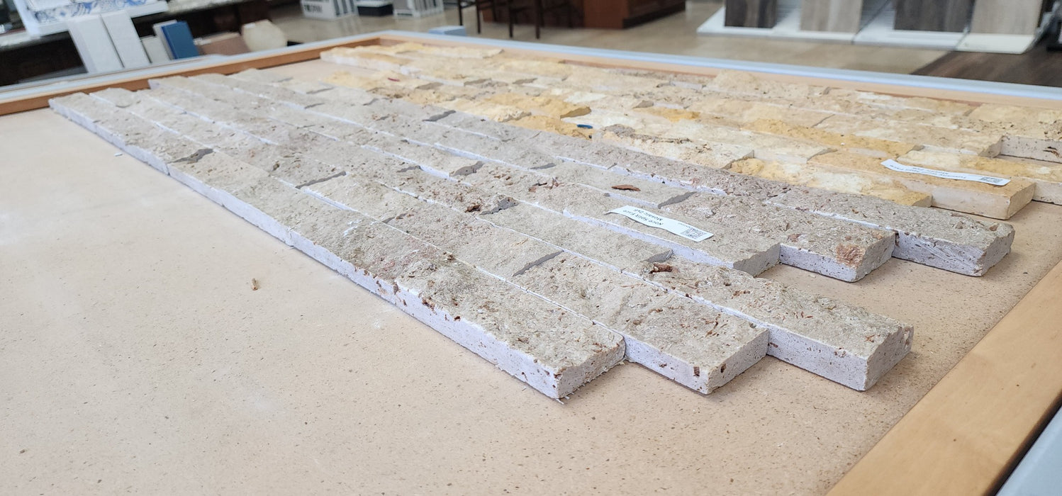 Noche Travertine Mosaic Split Face 3