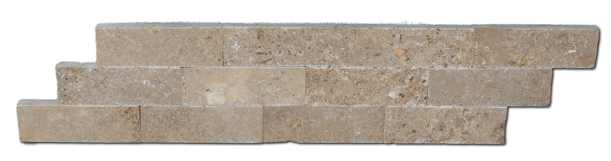 Noche Travertine Mosaic Split Face 1