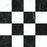 Noir Porcelain Blanc Grid Tile Matte 1