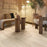 Vinyl Norfolk Acacia Vinyl Tile Polyurethane 3 3
