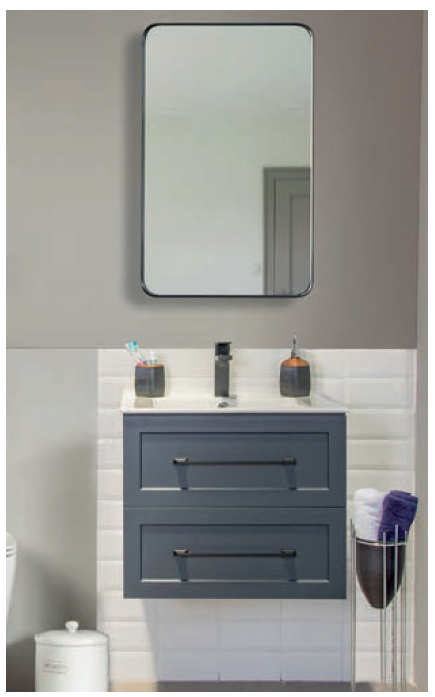 Nova Wood Dark Grey Bathroom Vanity Dark Grey 2