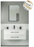 Nova Wood White Bathroom Vanity White 2