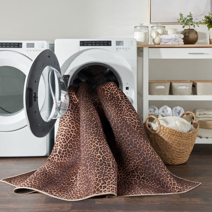 Nourison Washables NWB11 Leopard LEOPA