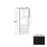Frameless European Style Wood Matte Black Oven Cabinet Matte Black 1