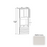 Frameless European Style Wood Matte Ivory Oven Cabinet Matte Ivory 1