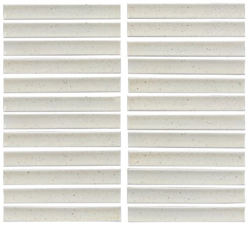 Midmod Porcelain Oat Mosaic Glossy 1
