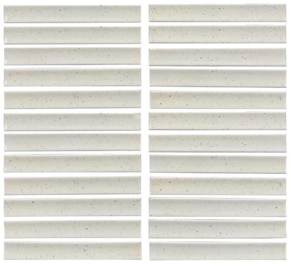 Midmod Porcelain Oat Mosaic Glossy 1