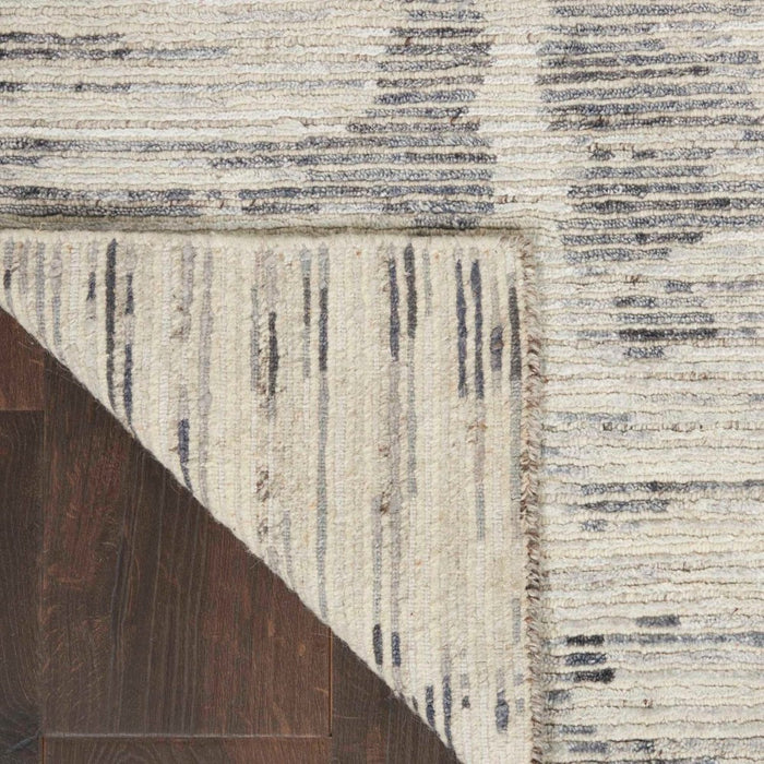 Ocean Cream Charcoal Wool Blend 