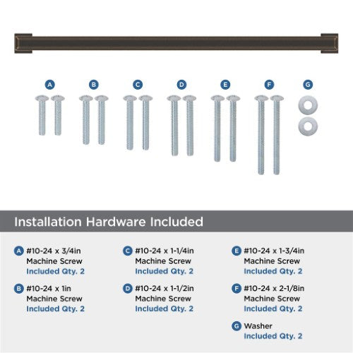 Appoint Zinc Oil Rubbed Bronze Appliance Pull 6