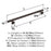 Radius Stainless Steel Oil Rubbed Bronze Appliance Pull 4
