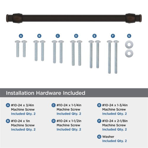 Winsome Zinc Oil Rubbed Bronze Appliance Pull 7