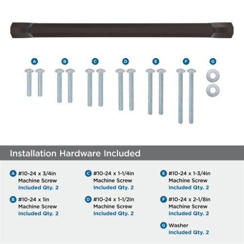 Bellamy Zinc Oil Rubbed Bronze Appliance Pull 5