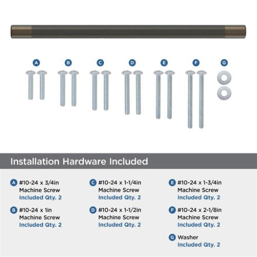 Bronx Zinc & Stainless Steel Oil Rubbed Bronze Appliance Pull 7