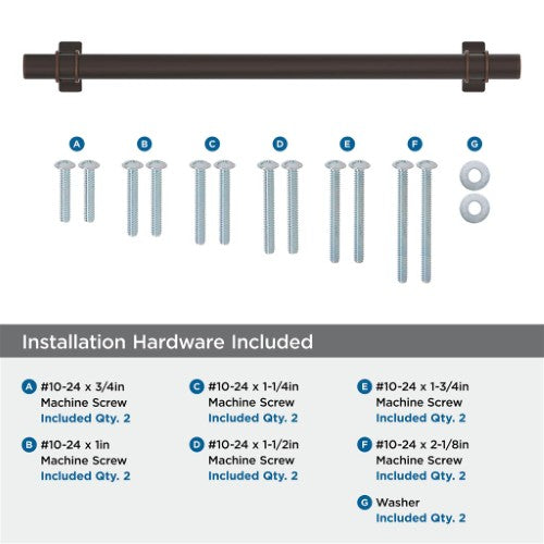 Davenport Zinc Oil Rubbed Bronze Appliance Pull 5