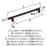 Davenport Zinc Oil Rubbed Bronze Appliance Pull 3