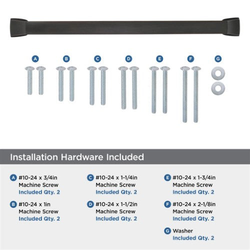 Revitalize Zinc Oil Rubbed Bronze Appliance Pull 6