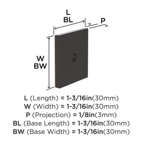 Ladera Zinc Oil Rubbed Bronze Cabinet Backplate 2