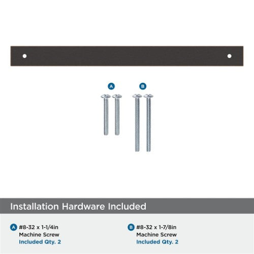 Ladera Zinc Oil Rubbed Bronze Cabinet Backplate 24