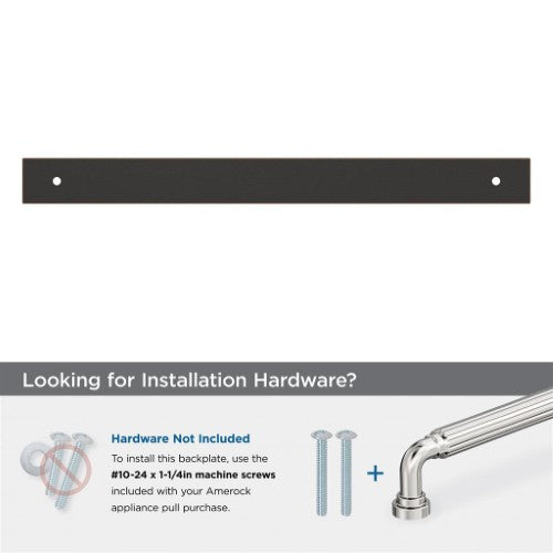 Ladera Zinc Oil Rubbed Bronze Cabinet Backplate 21