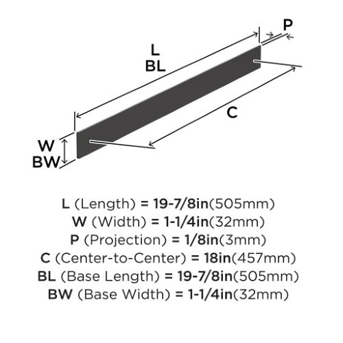 Ladera Zinc Oil Rubbed Bronze Cabinet Backplate 12