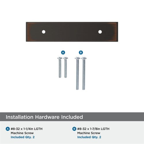 Maymont Zinc Oil Rubbed Bronze Cabinet Backplate 20