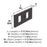 Medora Zinc Oil Rubbed Bronze Cabinet Backplate 2