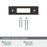 Medora Zinc Oil Rubbed Bronze Cabinet Backplate 24