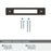 Medora Zinc Oil Rubbed Bronze Cabinet Backplate 26