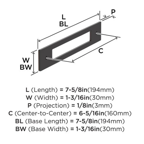 Medora Zinc Oil Rubbed Bronze Cabinet Backplate 17