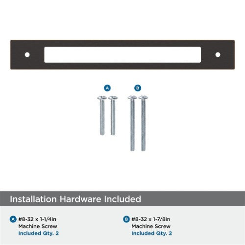 Medora Zinc Oil Rubbed Bronze Cabinet Backplate 28