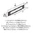 Medora Zinc Oil Rubbed Bronze Cabinet Backplate 12