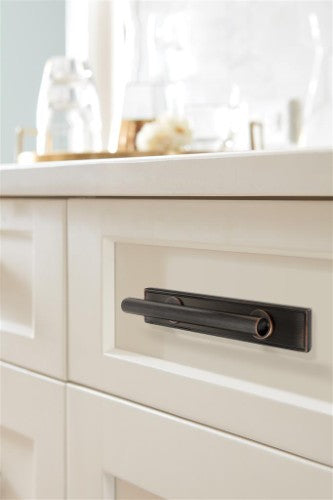 Thoreau Zinc Oil Rubbed Bronze Cabinet Backplate 18