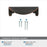 Inspirations Zinc Oil Rubbed Bronze Cabinet Pull 3