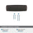 Kane Zinc Oil Rubbed Bronze Cabinet Pull 3